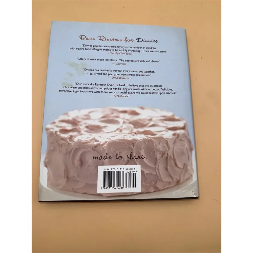The Divvies Bakery Cookbook: No Nuts. - Hardcover, by Sandler Lori - 1st ED